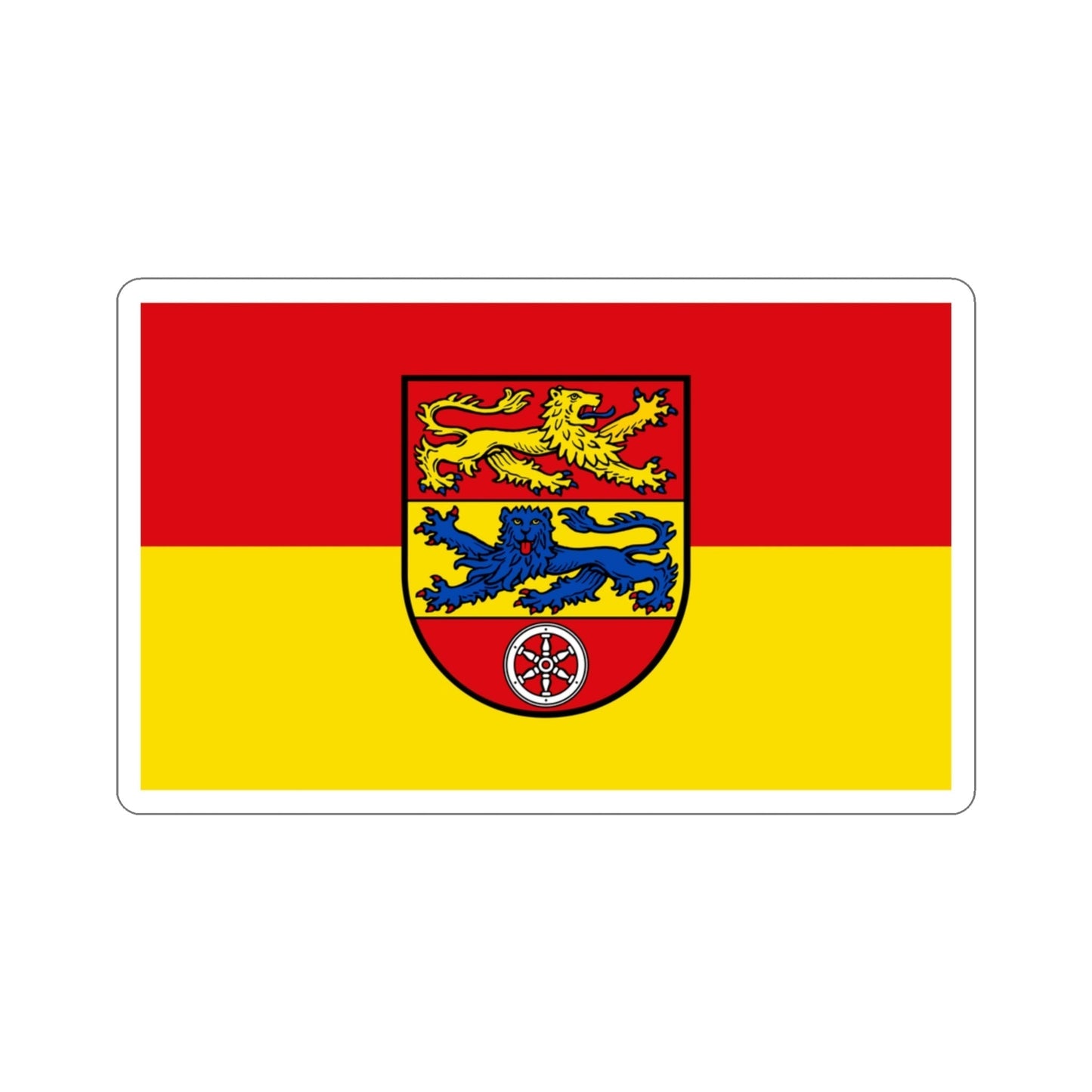 Flag of Goettingen Germany STICKER Vinyl Die-Cut Decal-3 Inch-The Sticker Space