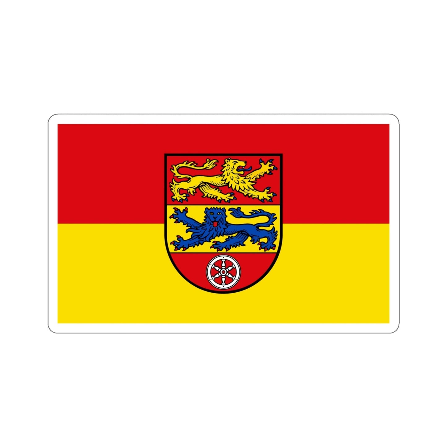 Flag of Goettingen Germany STICKER Vinyl Die-Cut Decal-4 Inch-The Sticker Space