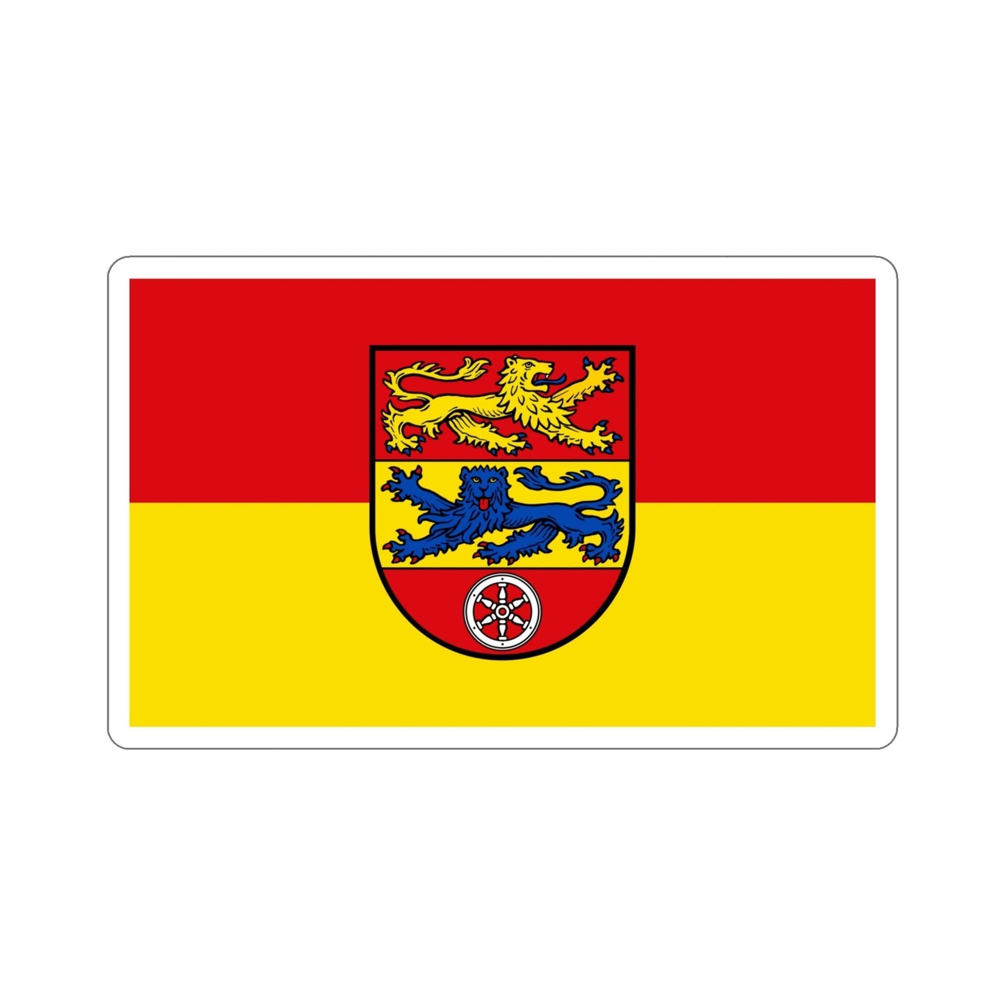 Flag of Goettingen Germany STICKER Vinyl Die-Cut Decal-5 Inch-The Sticker Space