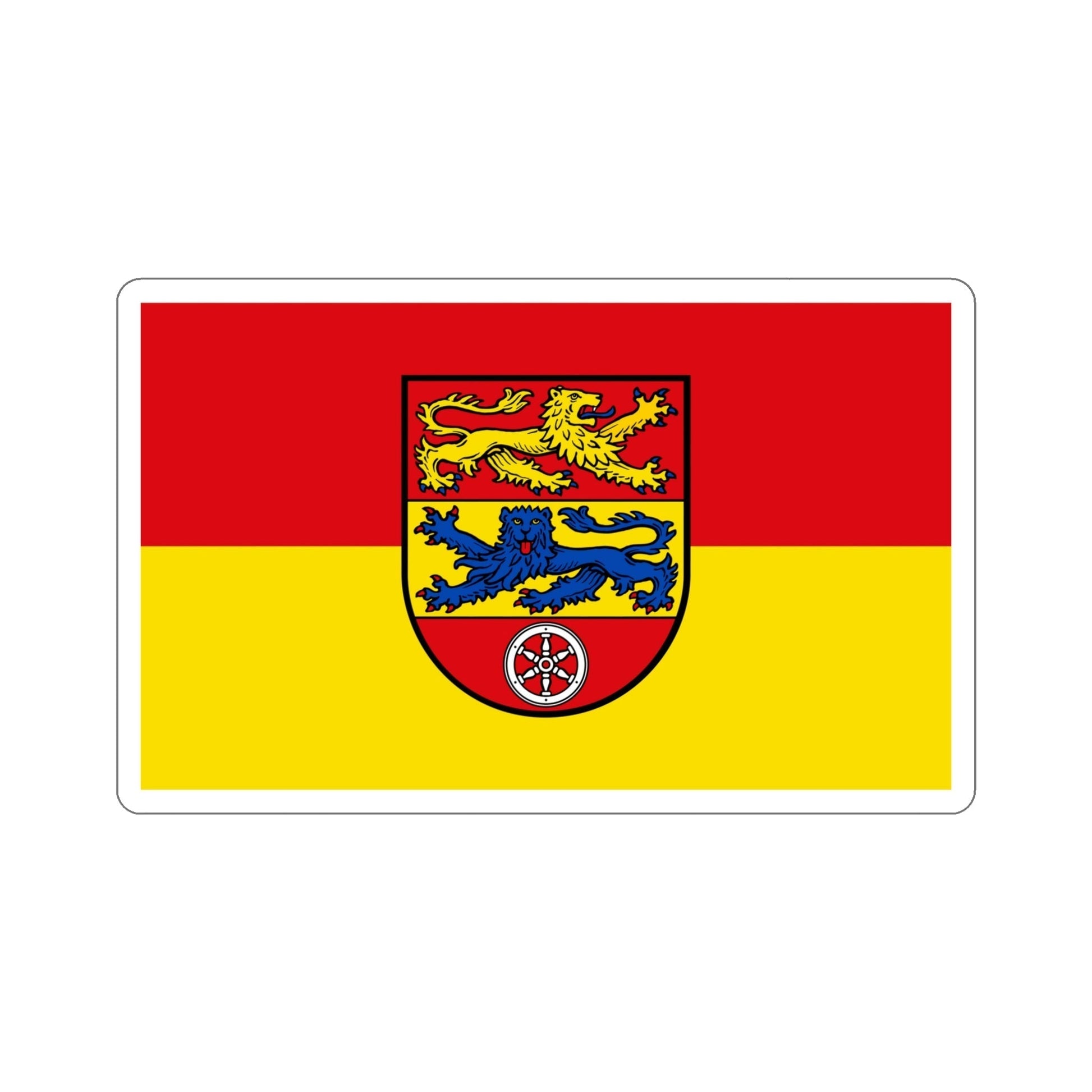 Flag of Goettingen Germany STICKER Vinyl Die-Cut Decal-5 Inch-The Sticker Space