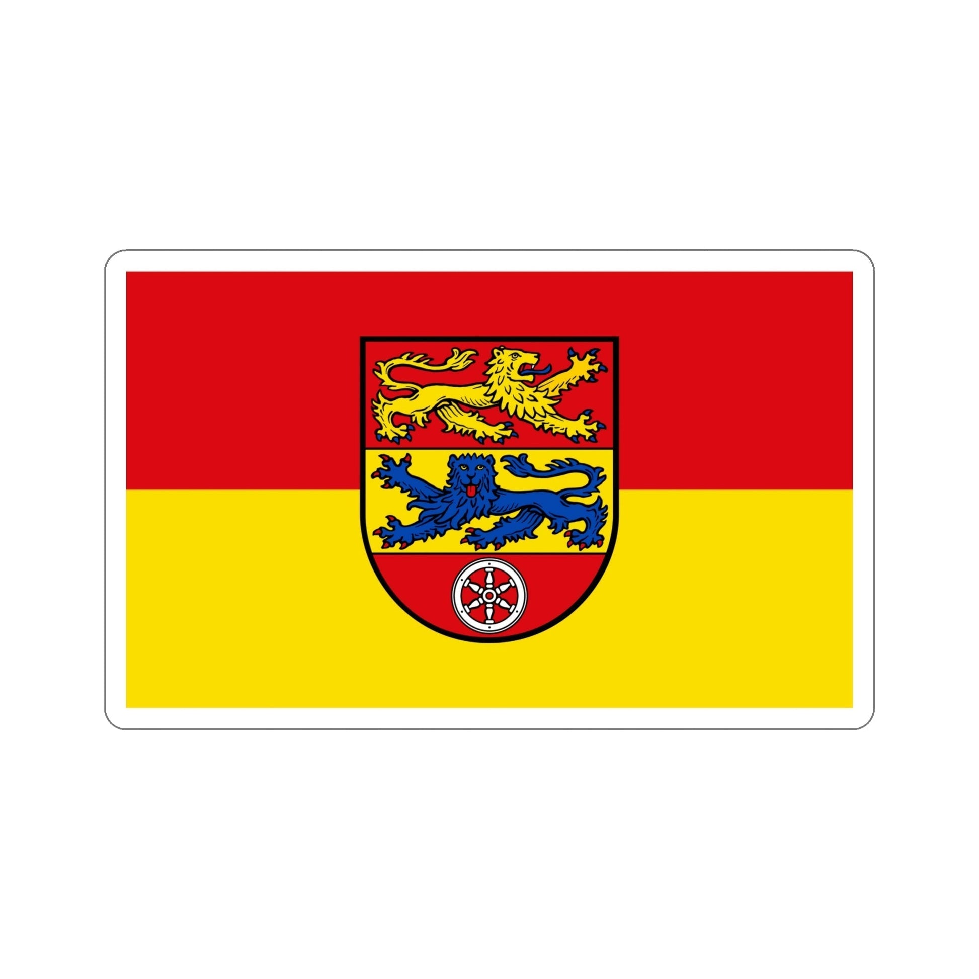 Flag of Goettingen Germany STICKER Vinyl Die-Cut Decal-6 Inch-The Sticker Space