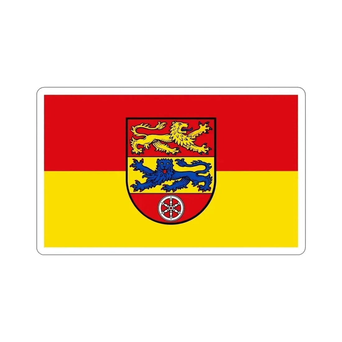 Flag of Goettingen Germany STICKER Vinyl Die-Cut Decal - The Sticker Space