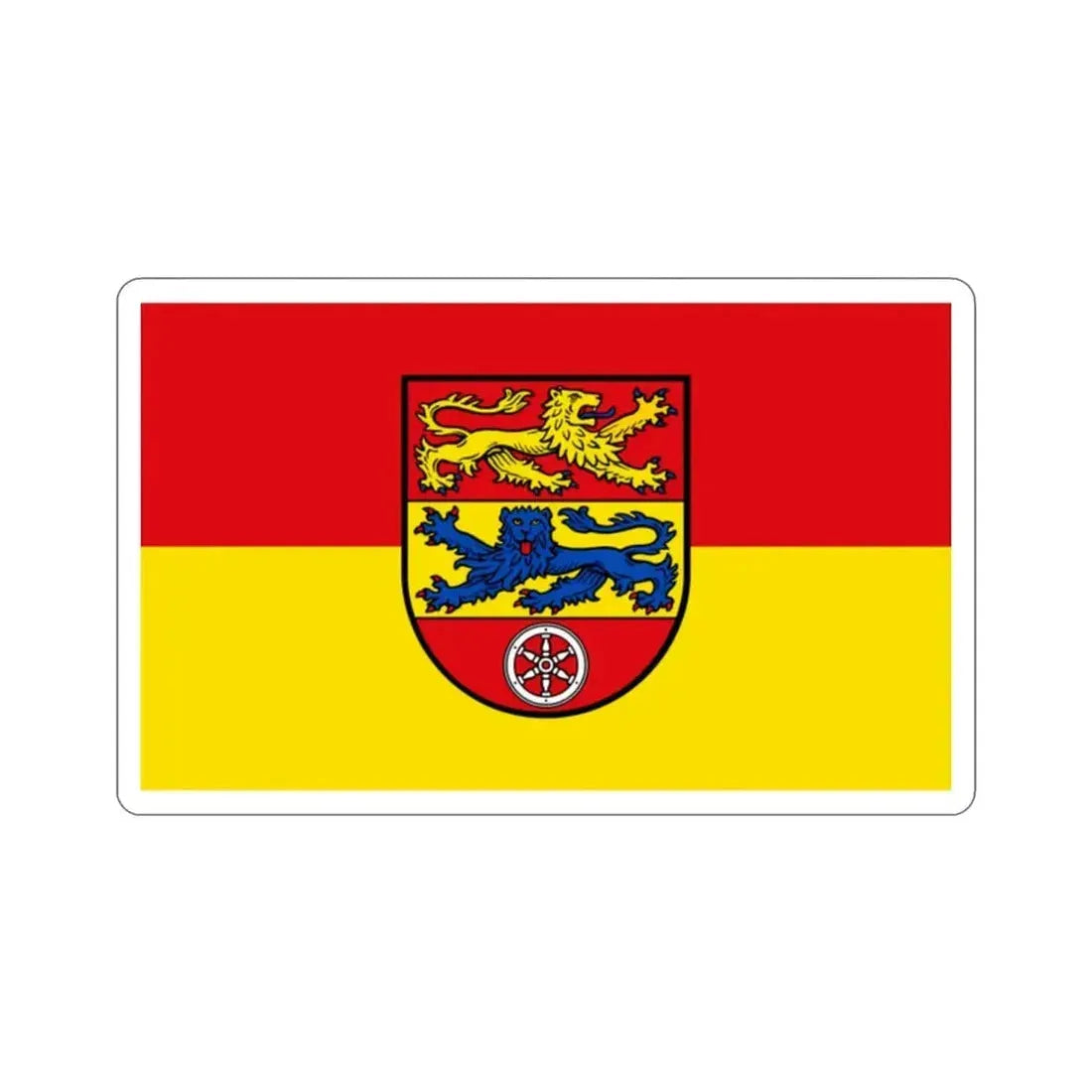 Flag of Goettingen Germany STICKER Vinyl Die-Cut Decal - The Sticker Space