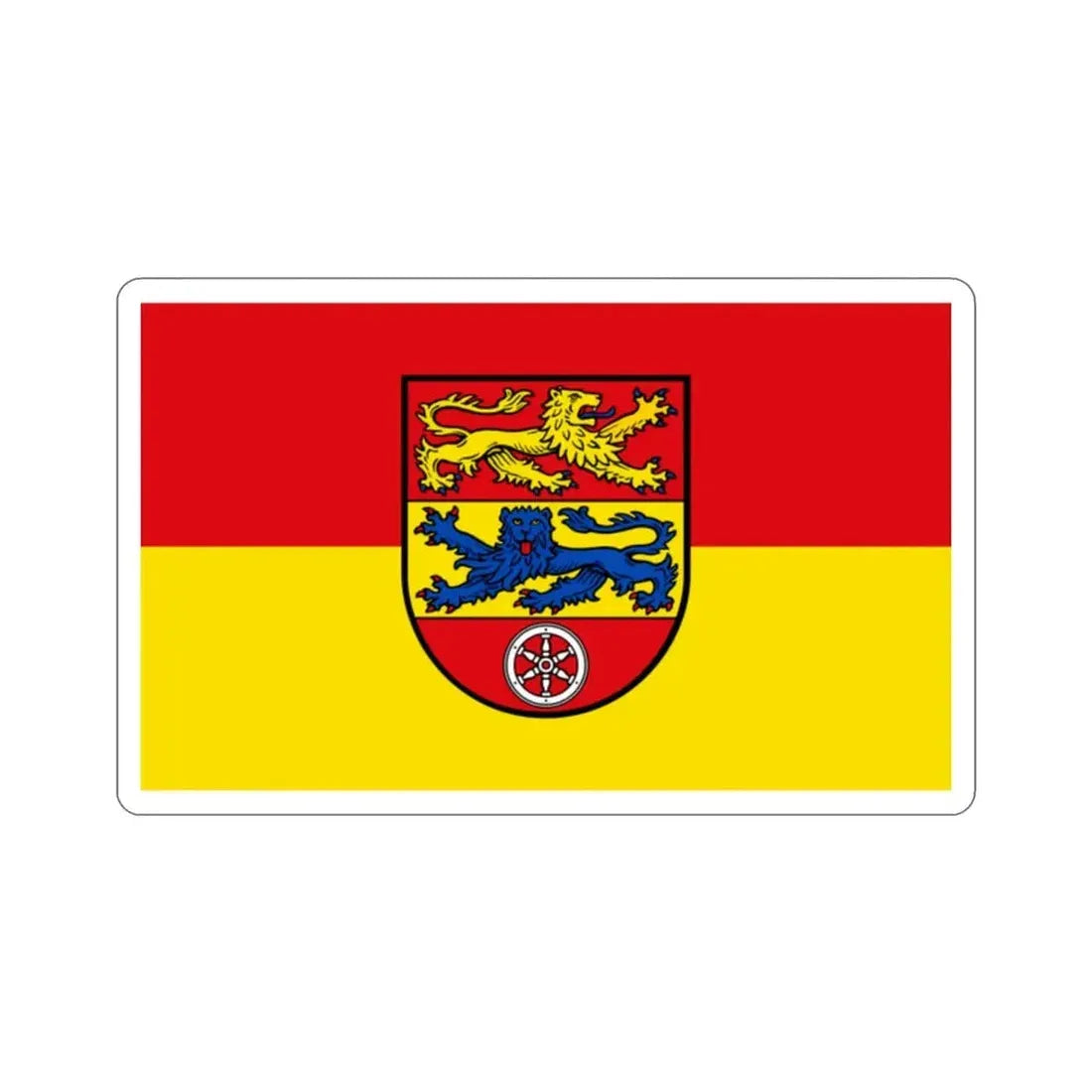 Flag of Goettingen Germany STICKER Vinyl Die-Cut Decal - The Sticker Space