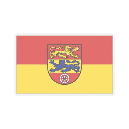 Flag of Goettingen Germany - STICKER Vinyl Kiss-Cut Decal 2 Inch Transparent - The Sticker Space