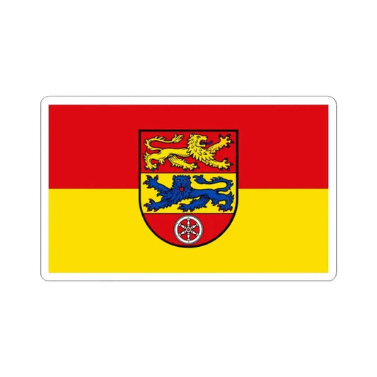 Flag of Goettingen Germany - STICKER Vinyl Kiss-Cut Decal 2 Inch White - The Sticker Space