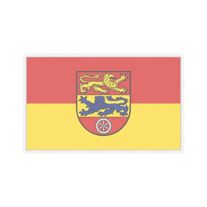 Flag of Goettingen Germany - STICKER Vinyl Kiss-Cut Decal 3 Inch Transparent - The Sticker Space