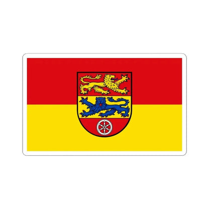 Flag of Goettingen Germany - STICKER Vinyl Kiss-Cut Decal 4 Inch White - The Sticker Space