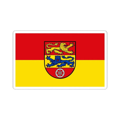 Flag of Goettingen Germany - STICKER Vinyl Kiss-Cut Decal 6 Inch White - The Sticker Space