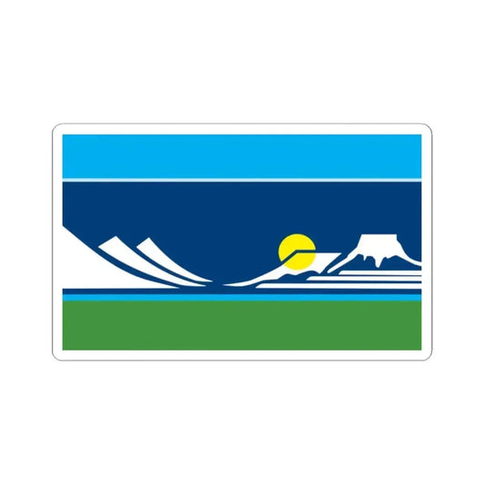 Flag of Golden Colorado (United States) STICKER Vinyl Kiss-Cut Decal 2 Inch White - The Sticker Space