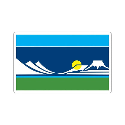 Flag of Golden Colorado (United States) STICKER Vinyl Kiss-Cut Decal 4 Inch White - The Sticker Space
