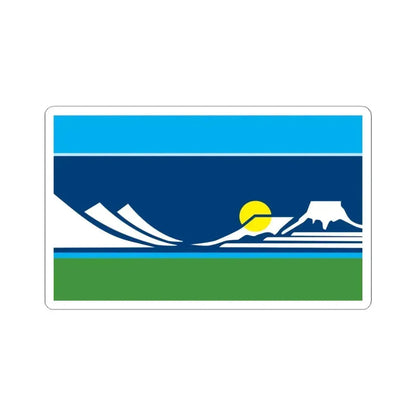 Flag of Golden Colorado (United States) STICKER Vinyl Kiss-Cut Decal 6 Inch White - The Sticker Space