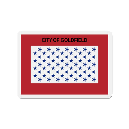 Flag of Goldfield Colorado - Die-Cut Magnet-2" x 2"-The Sticker Space