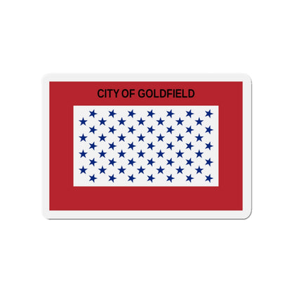 Flag of Goldfield Colorado - Die-Cut Magnet-3" x 3"-The Sticker Space