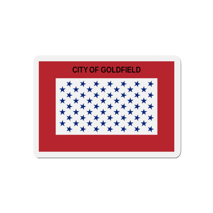 Flag of Goldfield Colorado - Die-Cut Magnet-5" x 5"-The Sticker Space