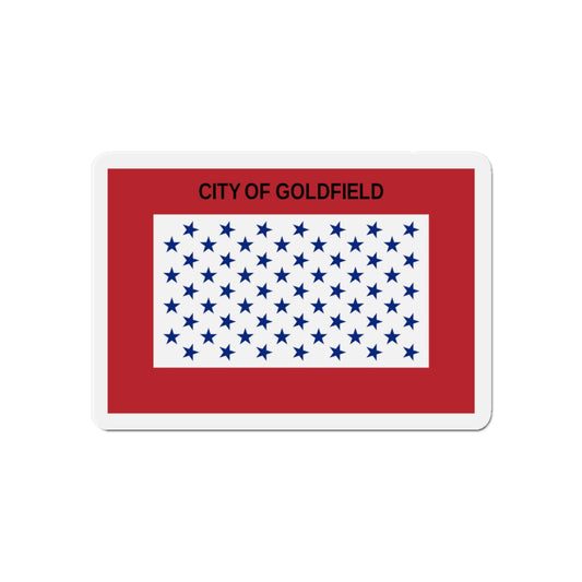 Flag of Goldfield Colorado - Die-Cut Magnet-6 × 6"-The Sticker Space