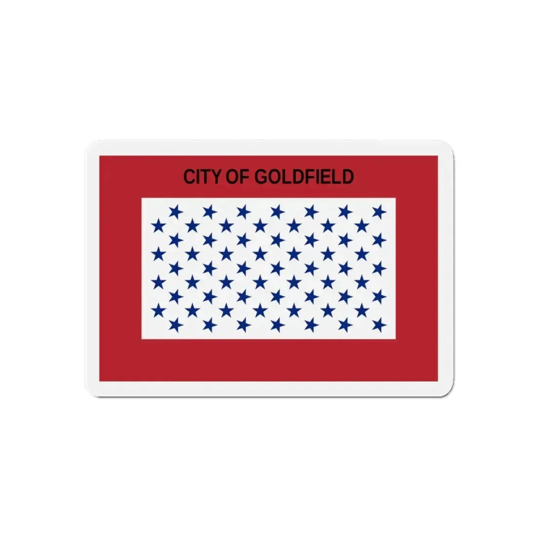 Flag of Goldfield Colorado - Refrigerator Magnet 6 Inch - The Sticker Space
