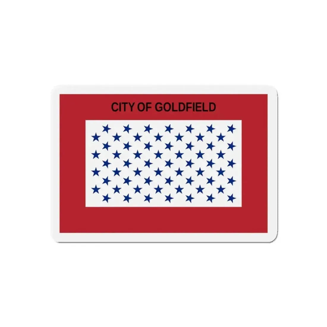 Flag of Goldfield Colorado - Refrigerator Magnet - The Sticker Space