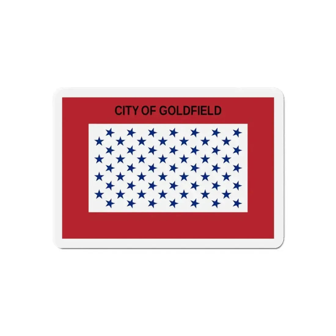 Flag of Goldfield Colorado - Refrigerator Magnet - The Sticker Space