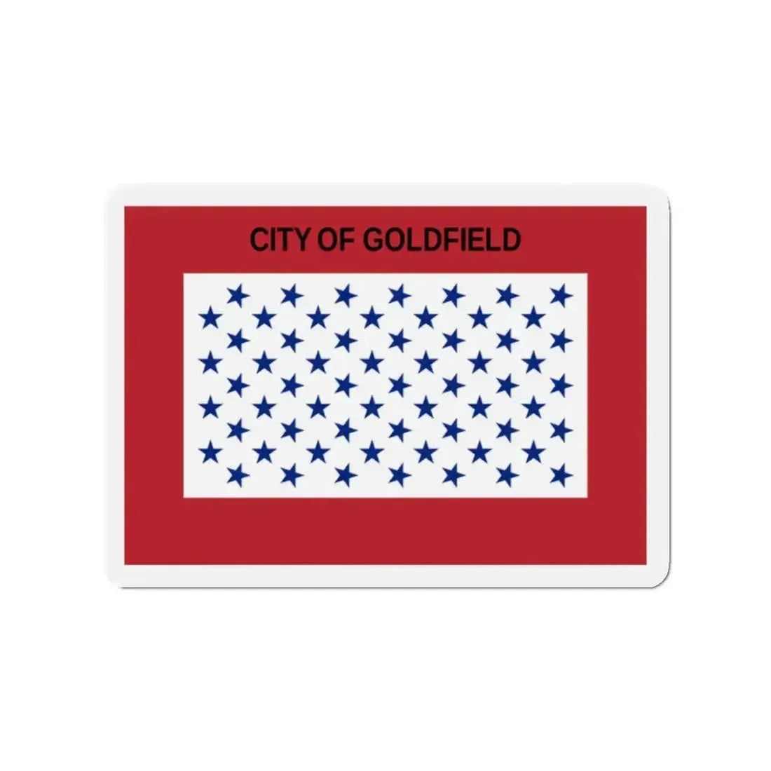 Flag of Goldfield Colorado - Refrigerator Magnet - The Sticker Space