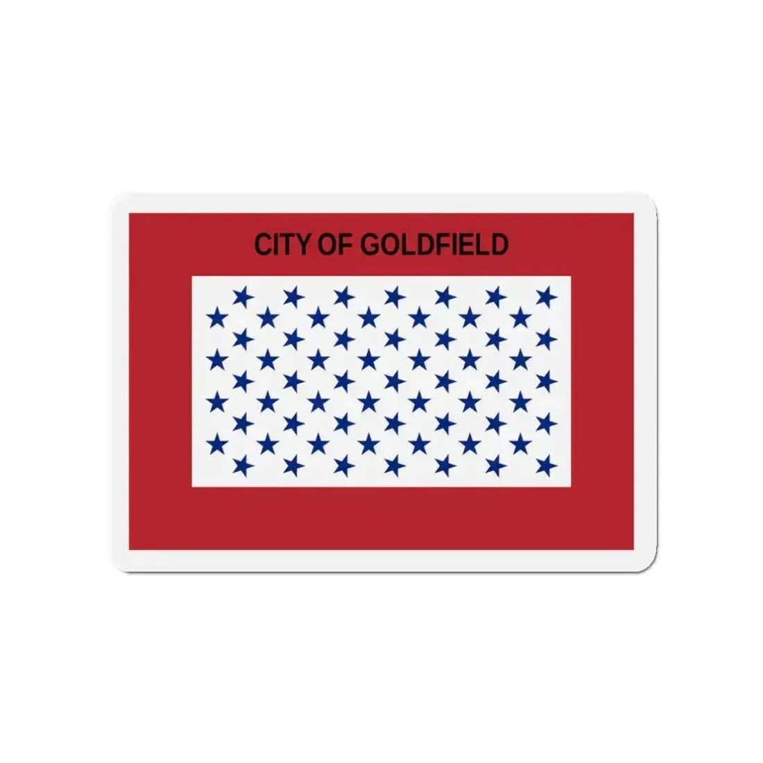 Flag of Goldfield Colorado - Refrigerator Magnet - The Sticker Space