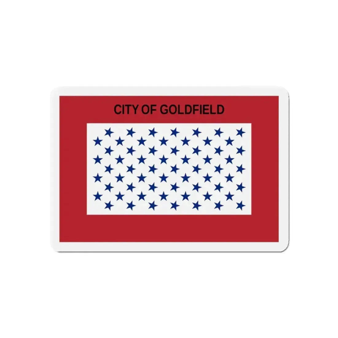 Flag of Goldfield Colorado - Refrigerator Magnet - The Sticker Space