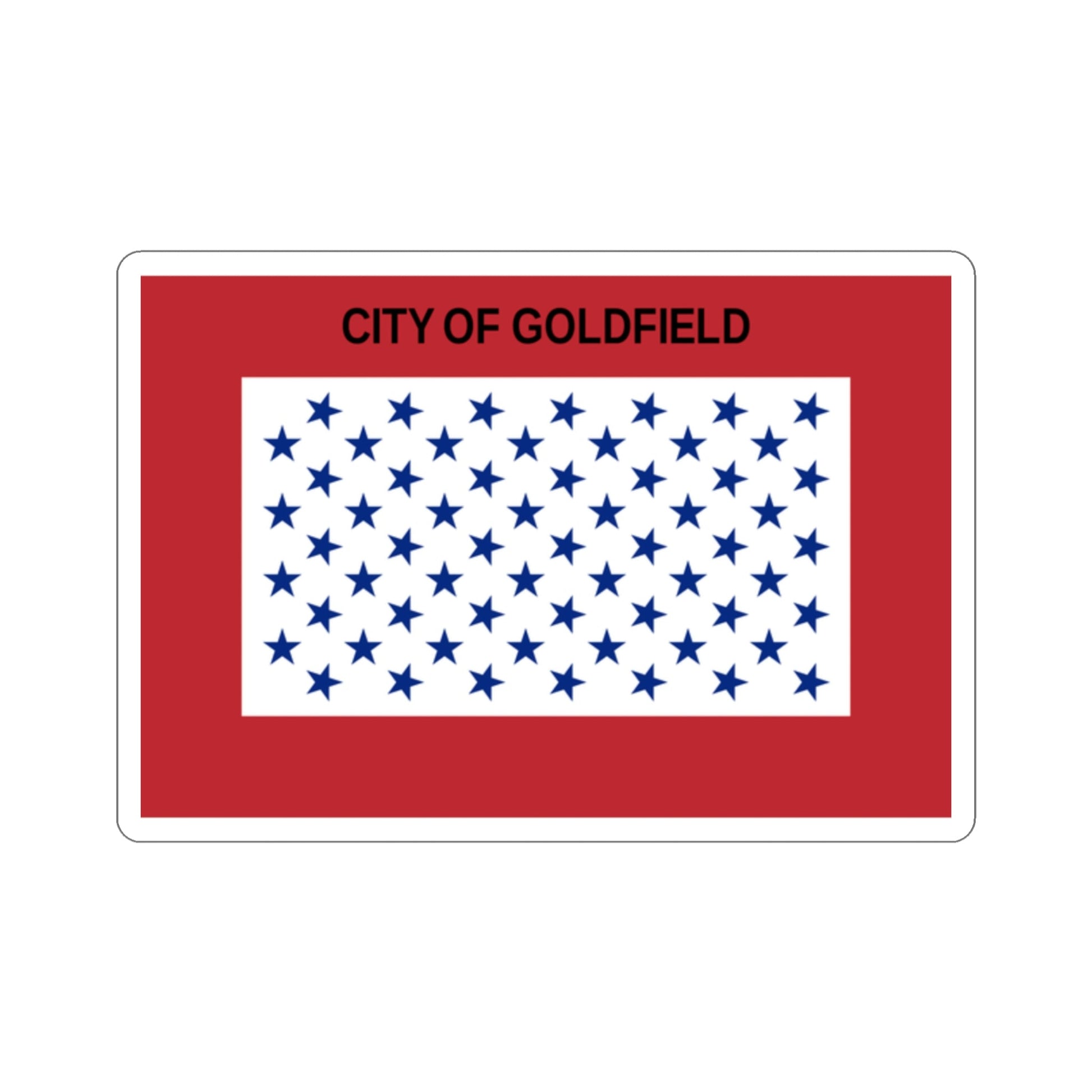 Flag of Goldfield Colorado USA STICKER Vinyl Die-Cut Decal-2 Inch-The Sticker Space