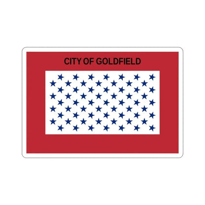 Flag of Goldfield Colorado USA STICKER Vinyl Die-Cut Decal 4 Inch - The Sticker Space