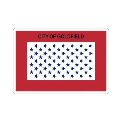 Flag of Goldfield Colorado USA STICKER Vinyl Die-Cut Decal 5 Inch - The Sticker Space