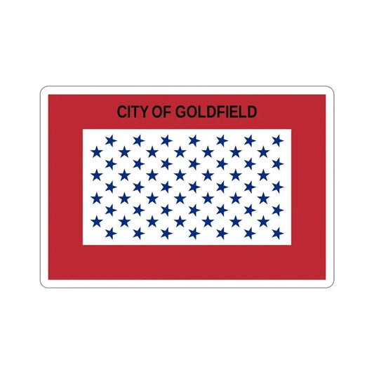 Flag of Goldfield Colorado USA STICKER Vinyl Die-Cut Decal 6 Inch - The Sticker Space