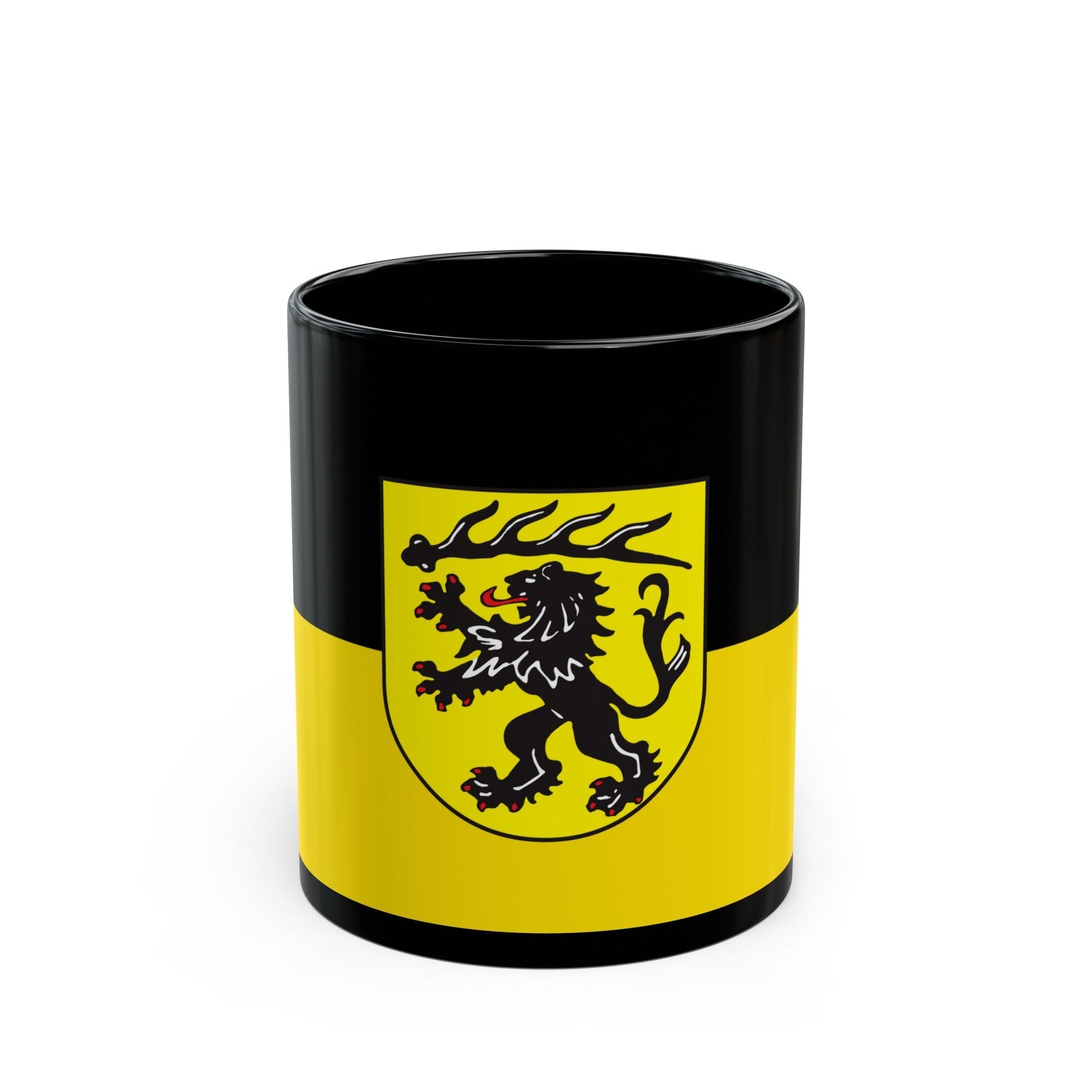 Flag of Goppingen Germany - Black Coffee Mug-11oz-The Sticker Space