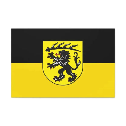 Flag of Goppingen Germany - Canvas Wall Art 30" x 20" 1.25" - The Sticker Space