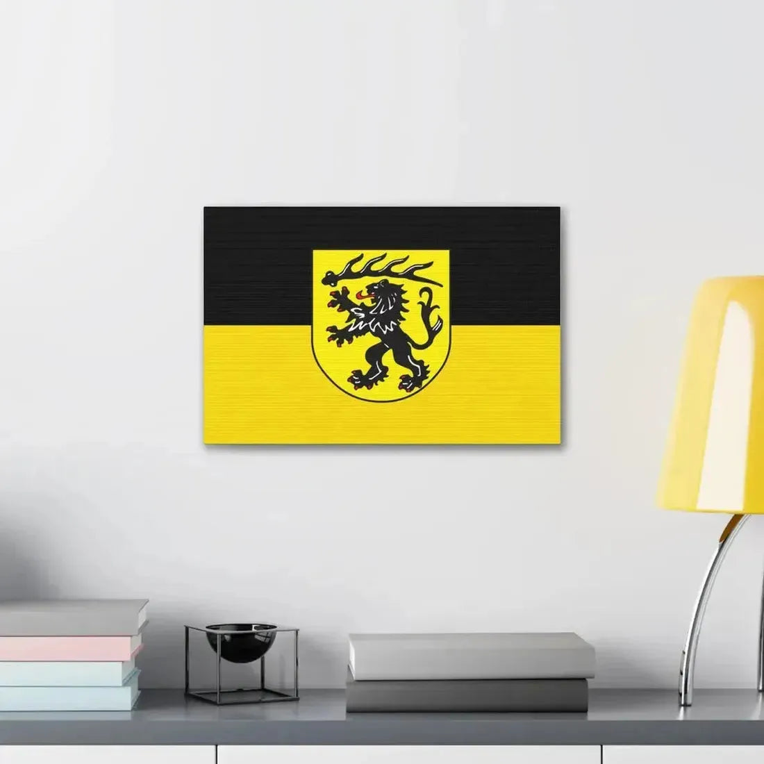 Flag of Goppingen Germany - Canvas Wall Art - The Sticker Space