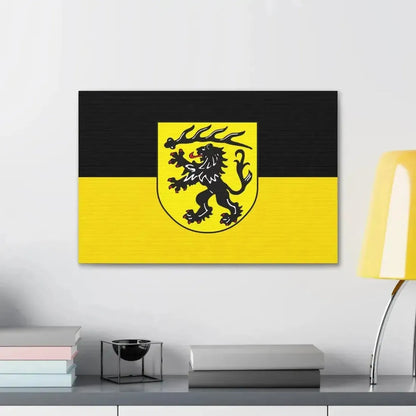 Flag of Goppingen Germany - Canvas Wall Art - The Sticker Space