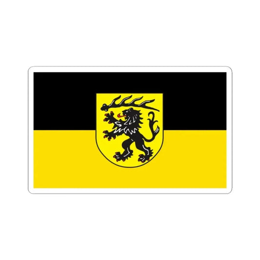 Flag of Goppingen Germany - STICKER Vinyl Kiss-Cut Decal 2 Inch White - The Sticker Space