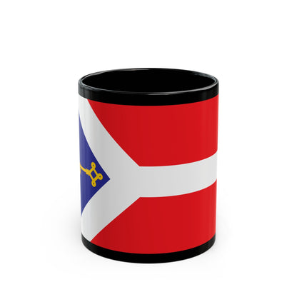 Flag of Gori Georgia - Black Coffee Mug-11oz-The Sticker Space