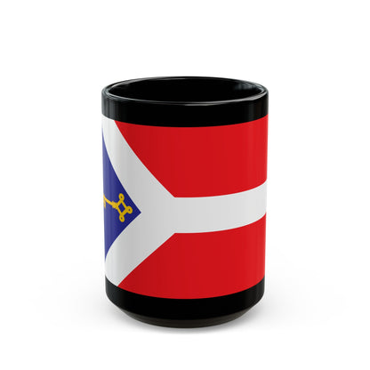 Flag of Gori Georgia - Black Coffee Mug-15oz-The Sticker Space