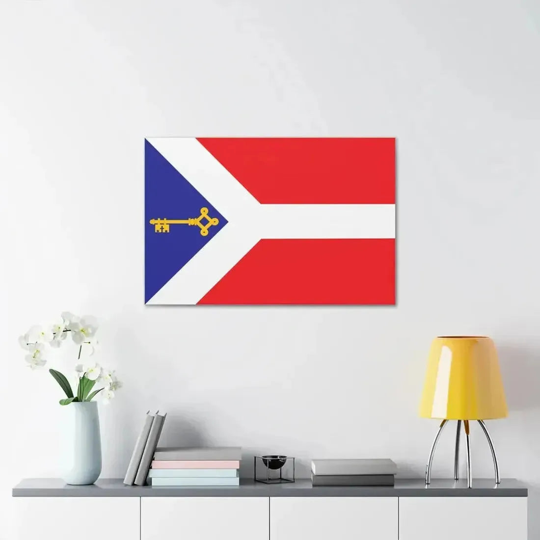Flag of Gori Georgia - Canvas Wall Art - The Sticker Space