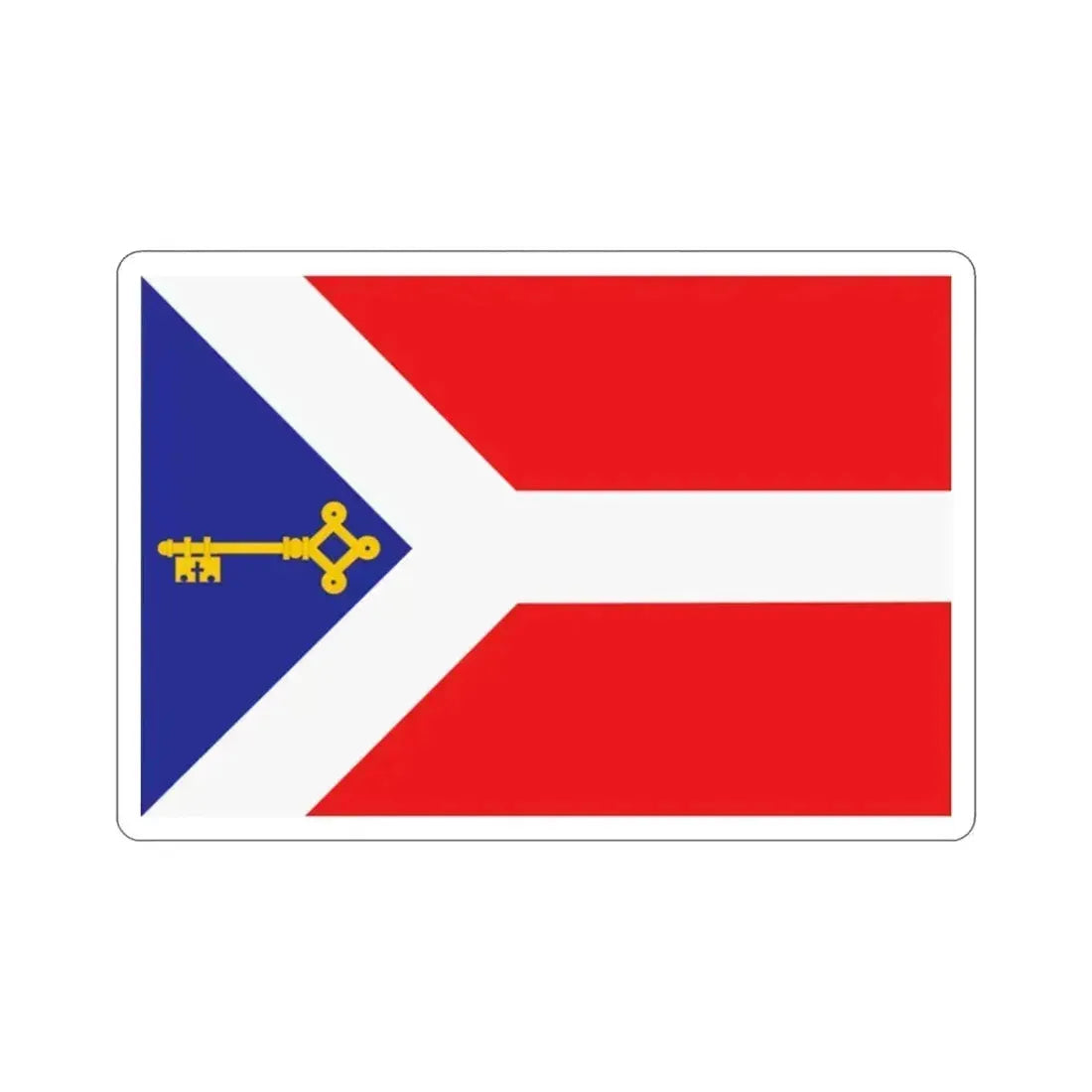 Flag of Gori Georgia STICKER Vinyl Die-Cut Decal 2 Inch - The Sticker Space