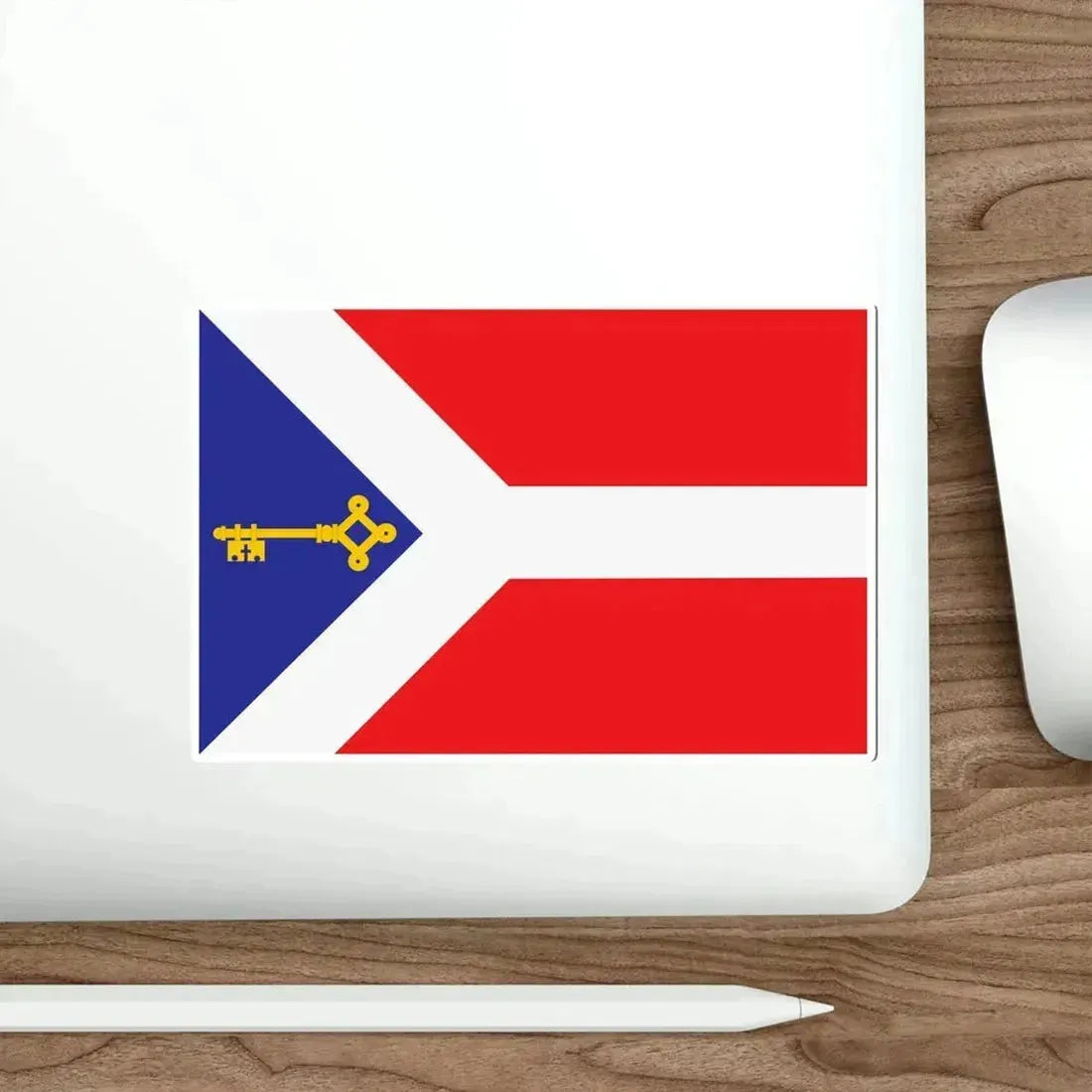 Flag of Gori Georgia STICKER Vinyl Die-Cut Decal - The Sticker Space
