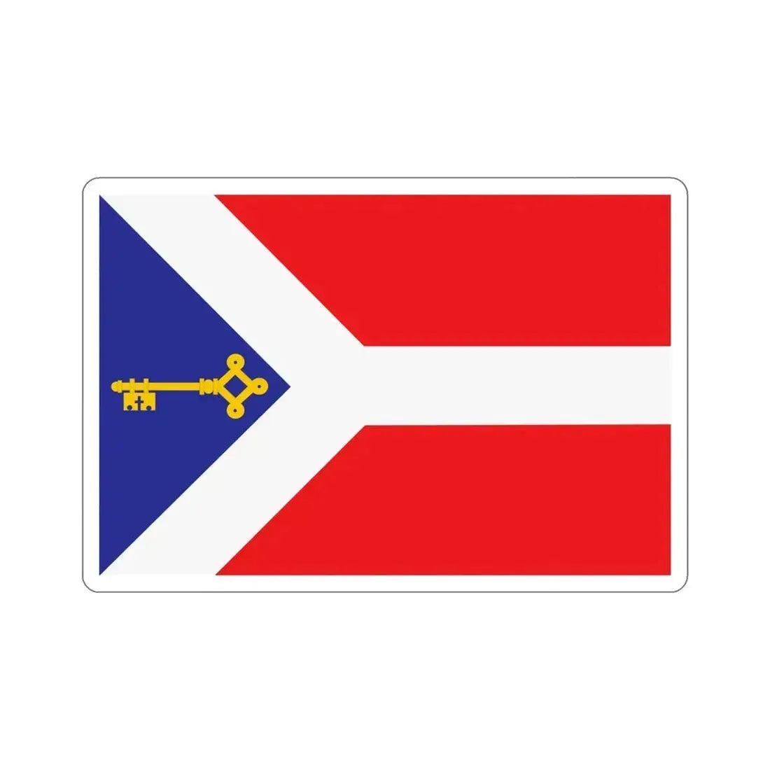 Flag of Gori Georgia STICKER Vinyl Die-Cut Decal - The Sticker Space