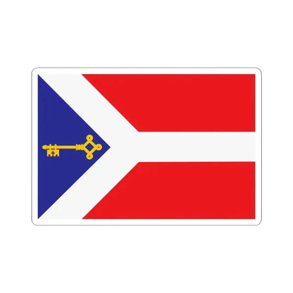 Flag of Gori Georgia - STICKER Vinyl Kiss-Cut Decal 4 Inch White - The Sticker Space