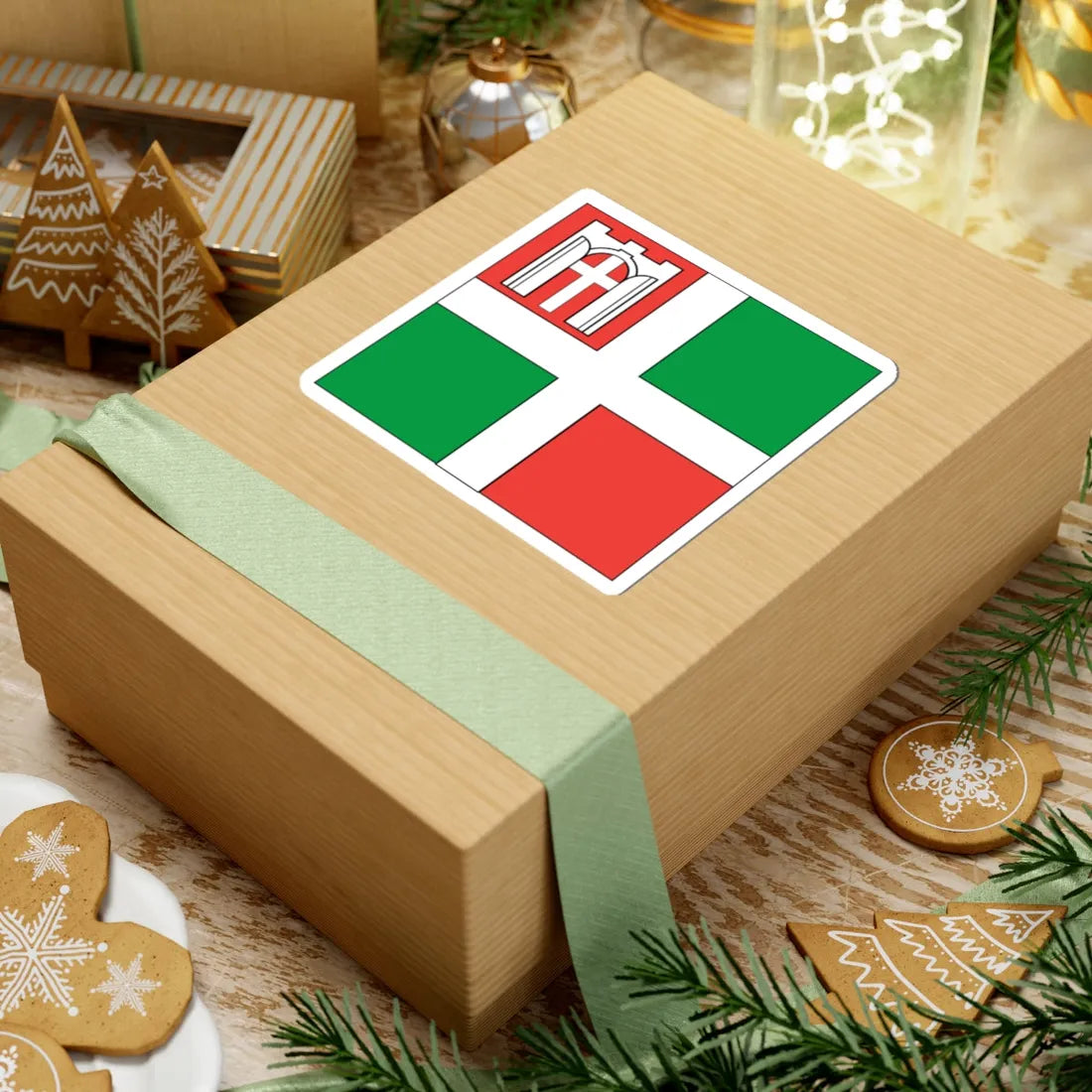 Flag of Gorohiv (Ukraine) STICKER Vinyl Kiss-Cut Decal - The Sticker Space