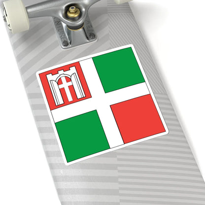 Flag of Gorohiv (Ukraine) STICKER Vinyl Kiss-Cut Decal - The Sticker Space