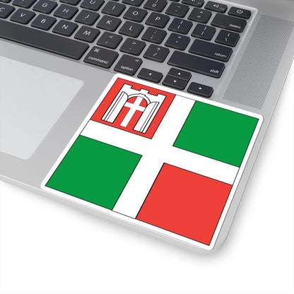 Flag of Gorohiv (Ukraine) STICKER Vinyl Kiss-Cut Decal - The Sticker Space