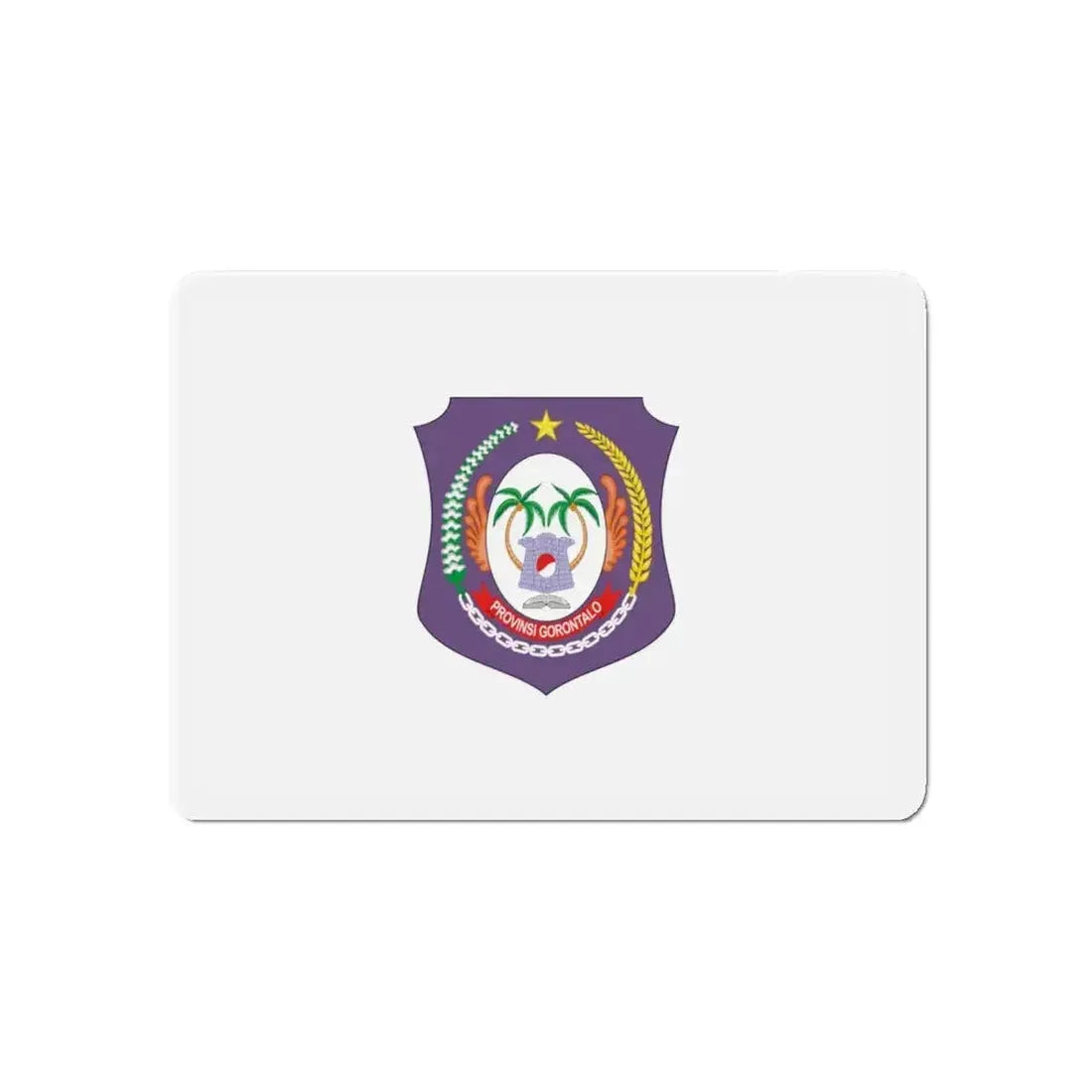 Flag of Gorontalo Indonesia - Refrigerator Magnet - The Sticker Space