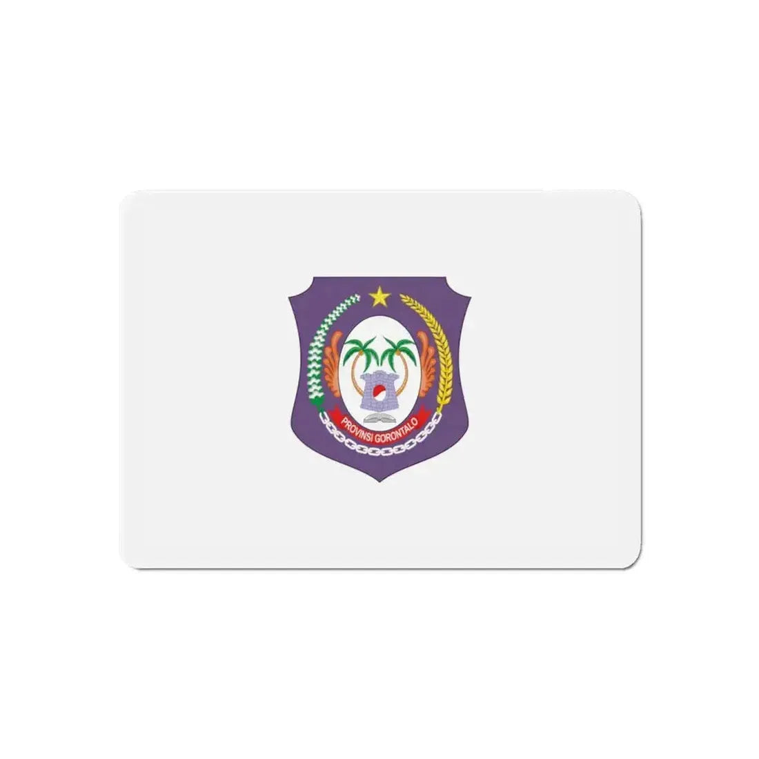 Flag of Gorontalo Indonesia - Refrigerator Magnet - The Sticker Space