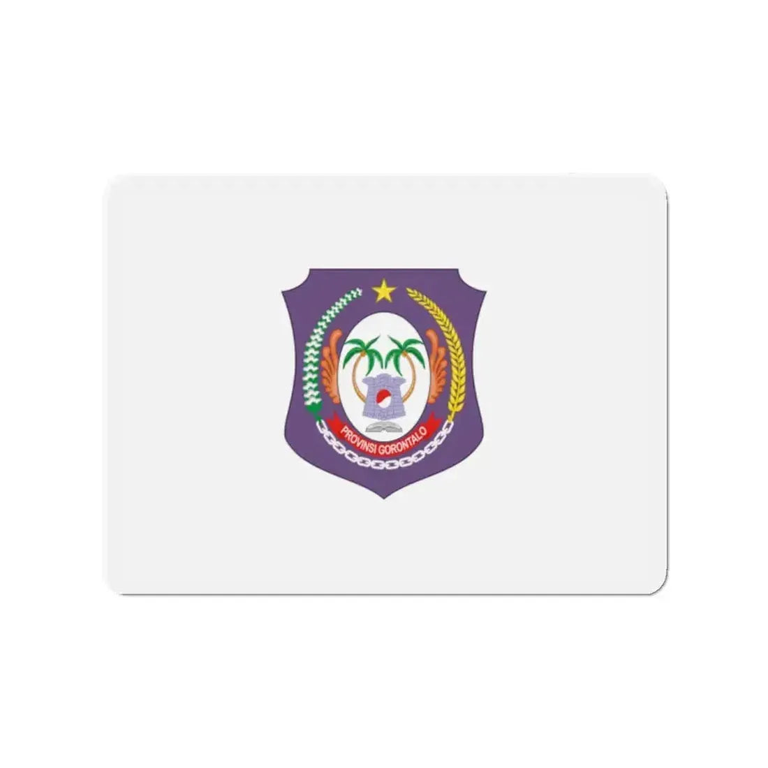 Flag of Gorontalo Indonesia - Refrigerator Magnet - The Sticker Space