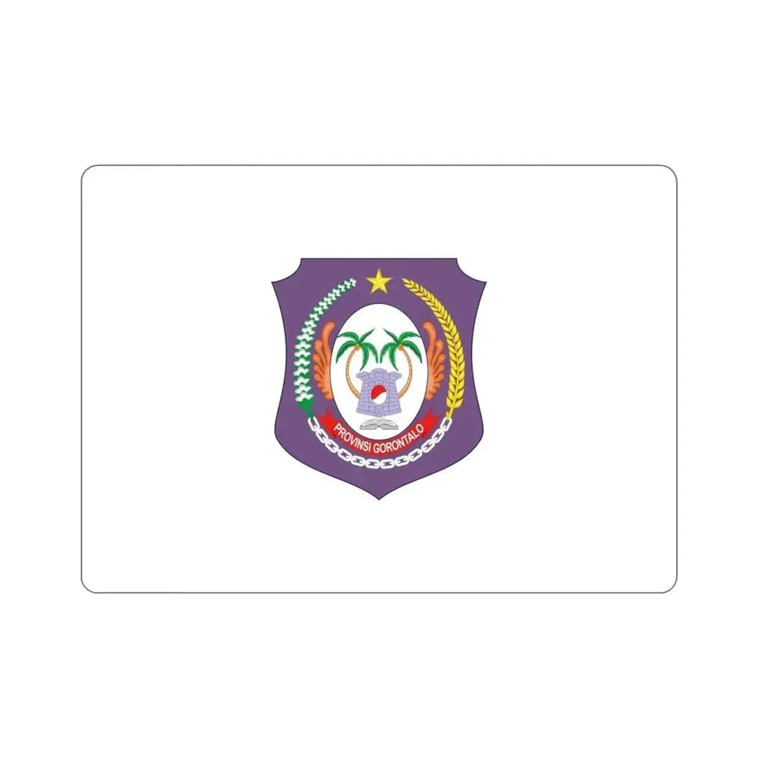 Flag of Gorontalo Indonesia STICKER Vinyl Die-Cut Decal - The Sticker Space