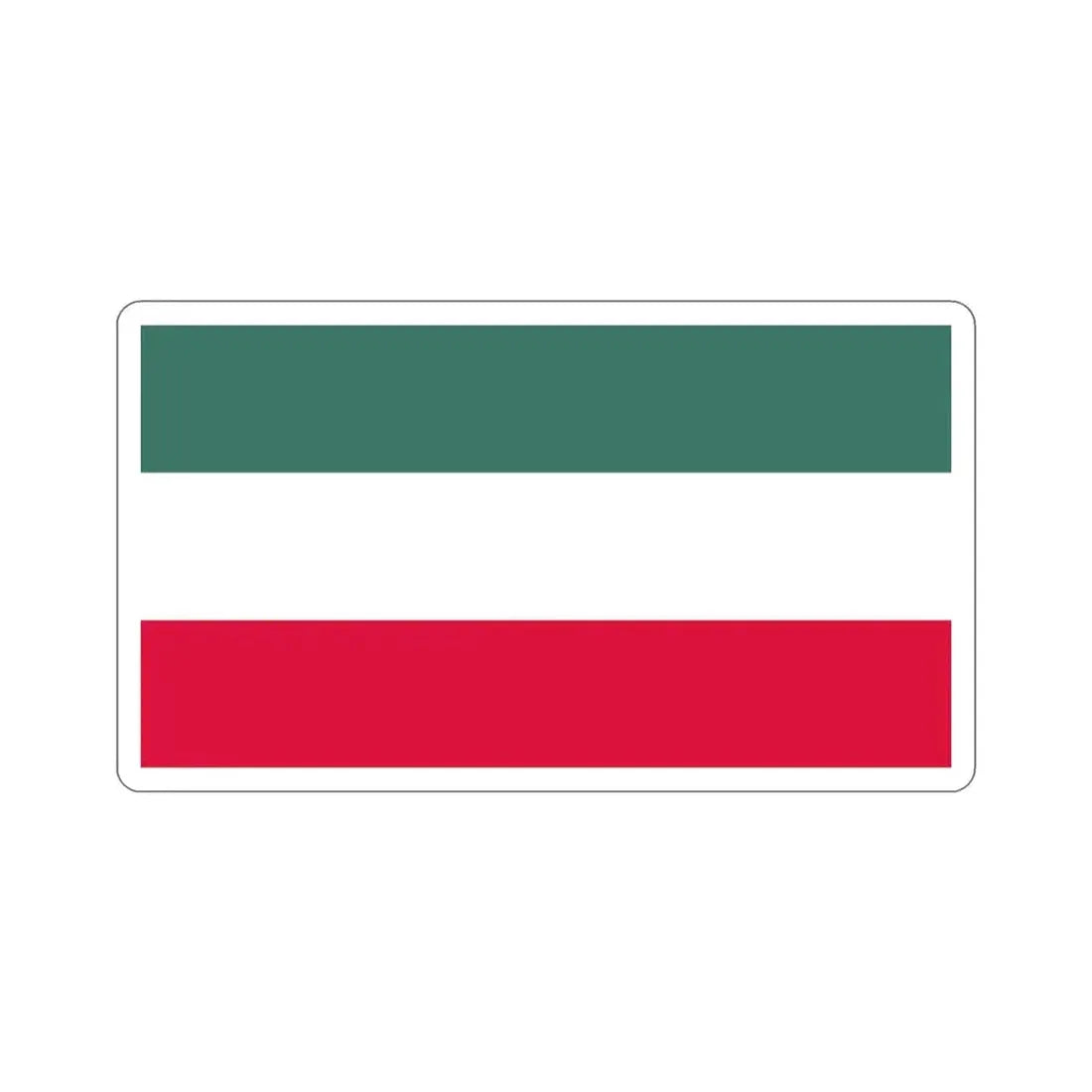 Flag of Gorzów Wielkopolski Poland STICKER Vinyl Die-Cut Decal - The Sticker Space